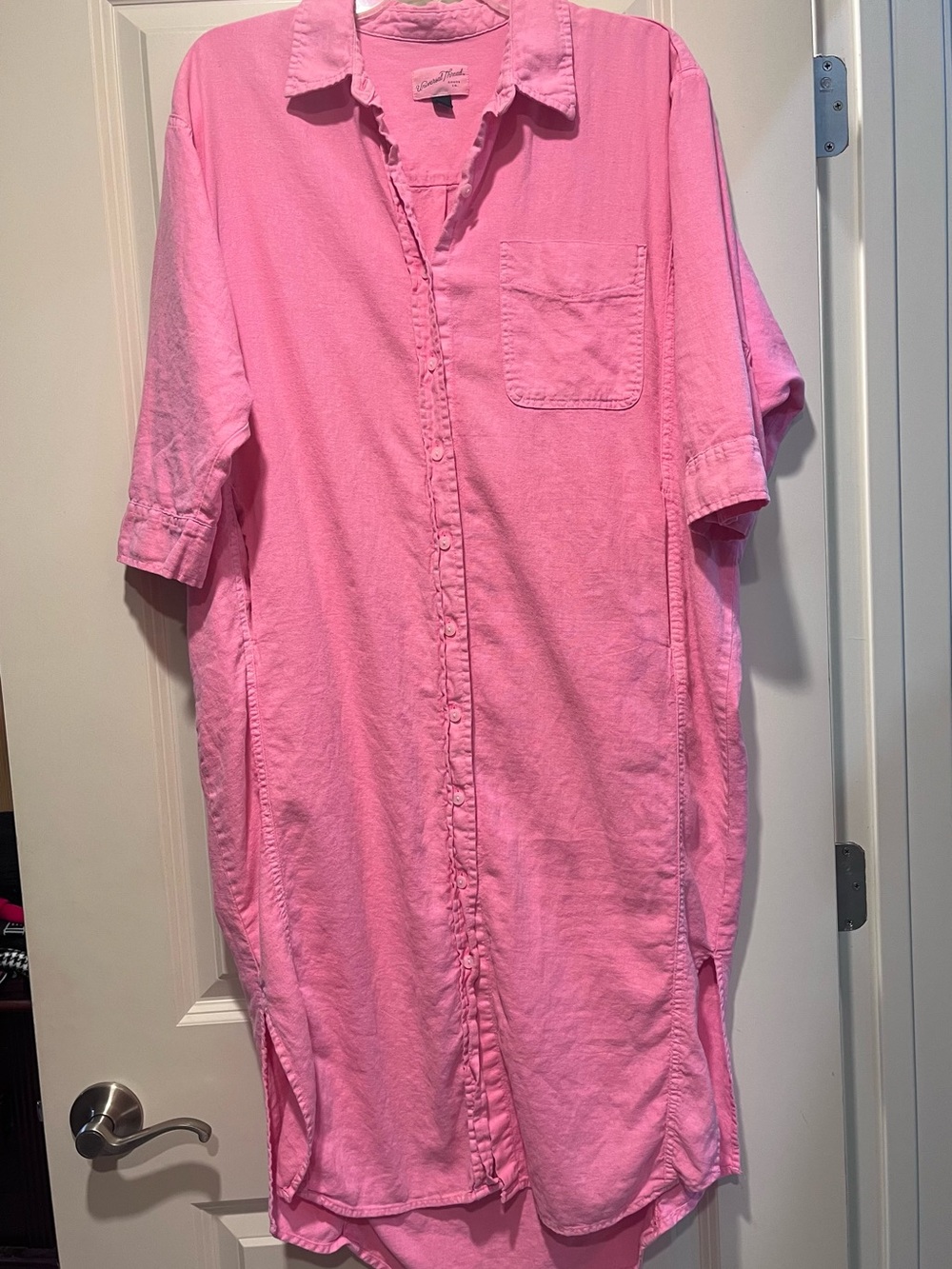 Universal Thread Pink Maxi Shirt Dress
